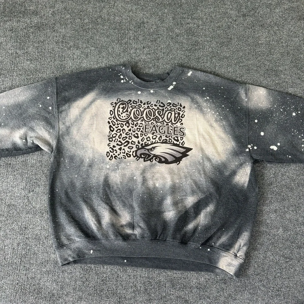 Coosa Eagles Sweater 2XL Longsleeve Gildan Thick Y2K Adult Size - Picture 1 of 9